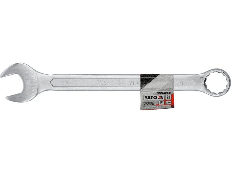Ключ комбінований 29 мм YATO YT-0358, DIN 3113, CrV, 340 мм