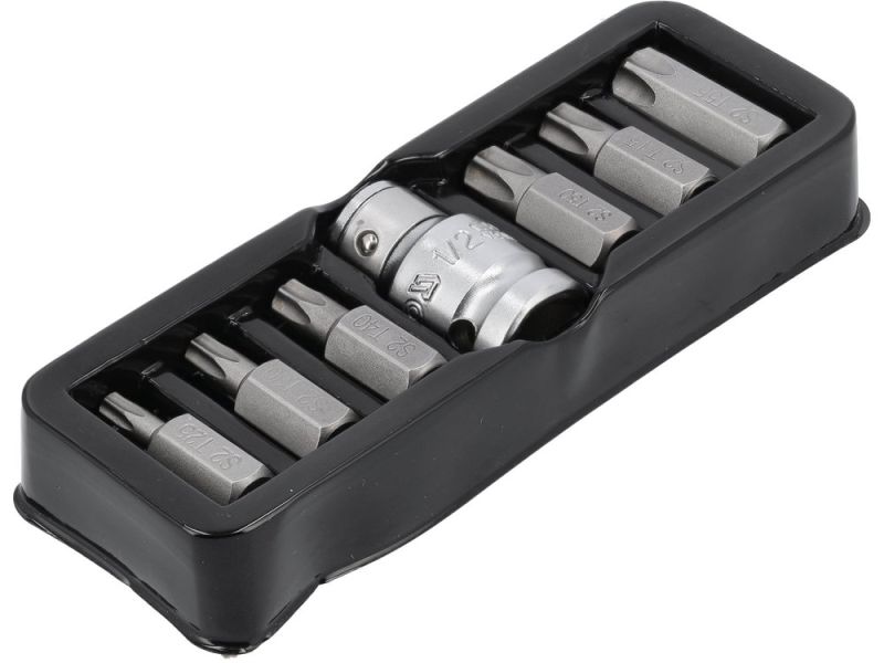 Набір біт Torx YATO YT-0410, 7 шт, приводи 3/8" і 1/2"