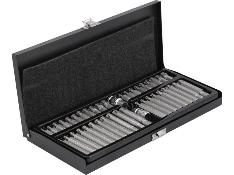 Набір біт Torx Security і Ribe YATO YT-0420, адаптери 3/8" і 1/2", 42 шт