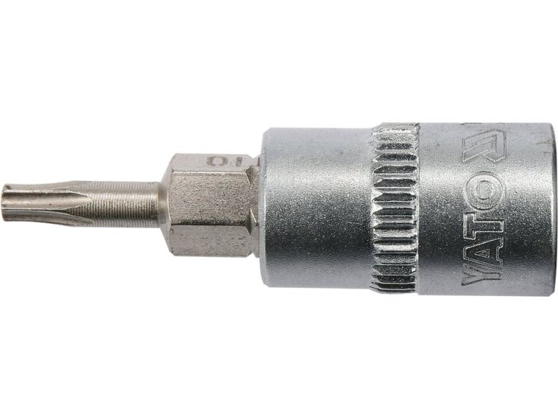 Головка торцева з викрутковою насадкою TORX YATO YT-04302, 1/4", T10 x 37 мм