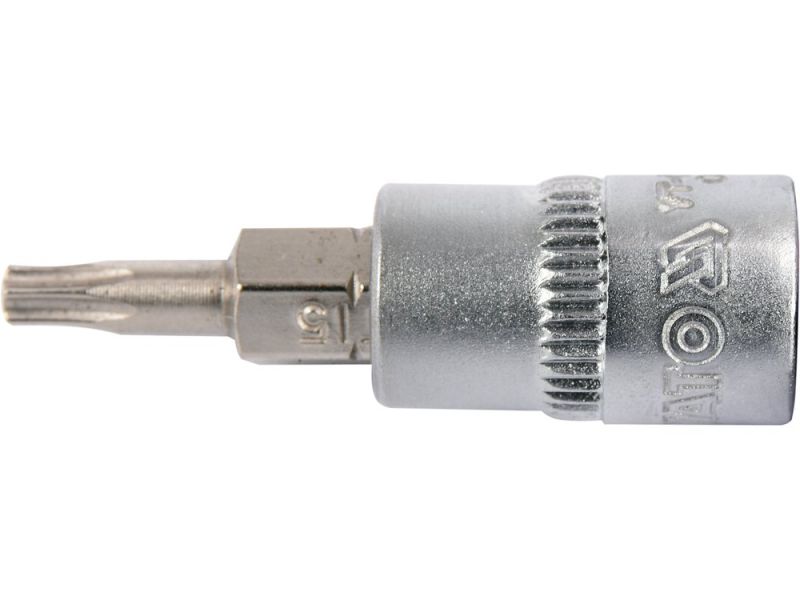 Головка торцева з викрутковою насадкою TORX YATO YT-04303, 1/4", T15 x 37 мм