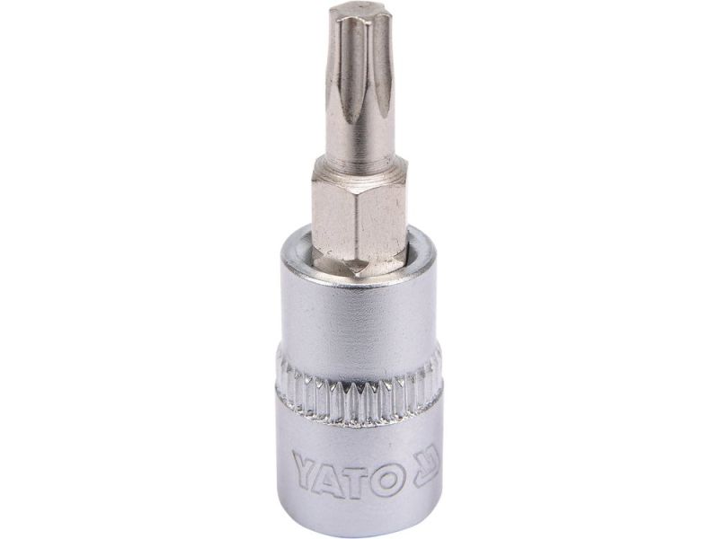 Головка торцева з викрутковою насадкою TORX YATO YT-04306, 1/4", T30 x 37 мм