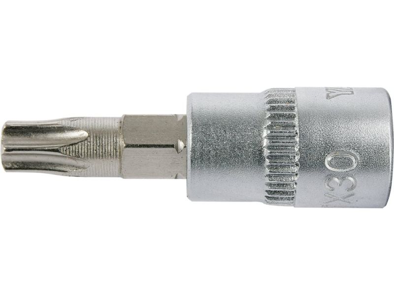 Головка торцева з викрутковою насадкою TORX YATO YT-04306, 1/4", T30 x 37 мм