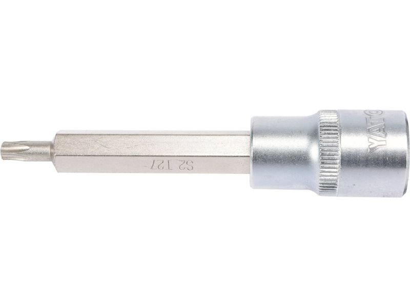 Головка торцевая с отверточной насадкой TORX YATO YT-04322, 1/2", T27 x 100 мм