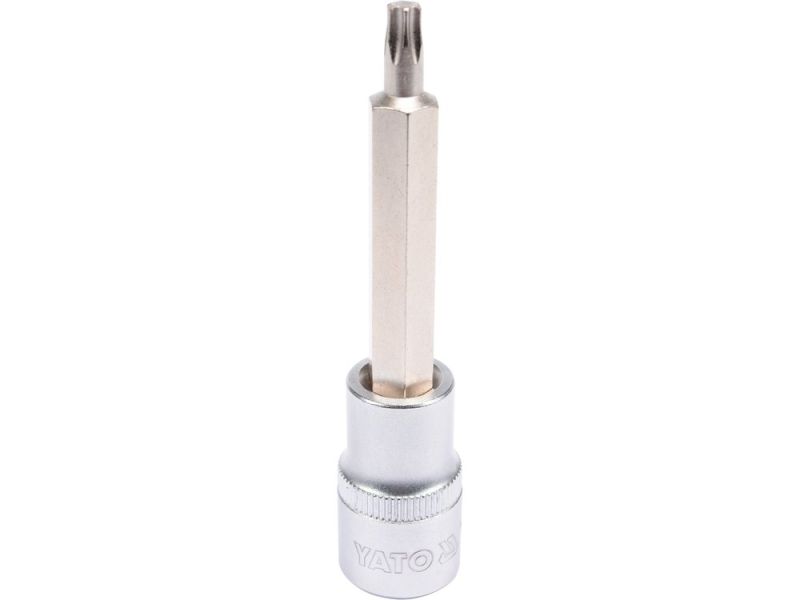 Головка торцевая с отверточной насадкой TORX YATO YT-04323, 1/2", T30 x 100 мм