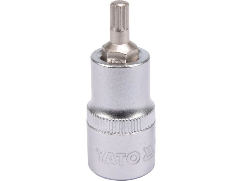 Головка торцева з викрутковою насадкою SPLINE YATO YT-04341, 1/2", M6 x 55 мм