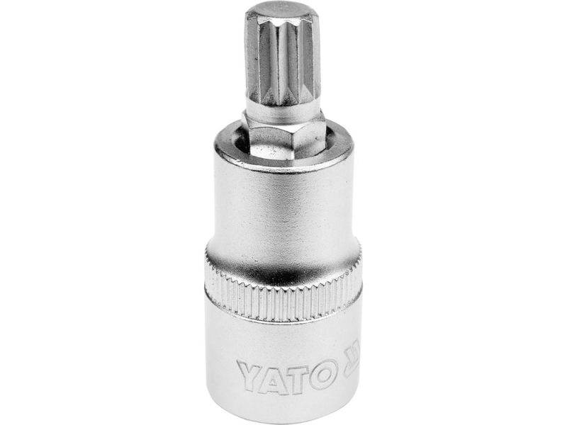 Головка торцева з викрутковою насадкою SPLINE YATO YT-04343, 1/2", M10 x 55 мм