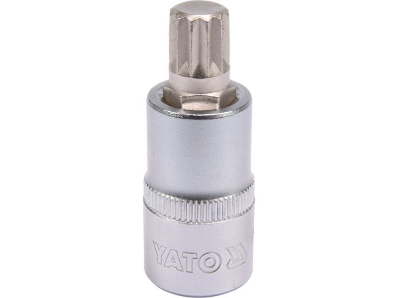 Головка торцева з викрутковою насадкою SPLINE YATO YT-04344, 1/2", M12 x 55 мм