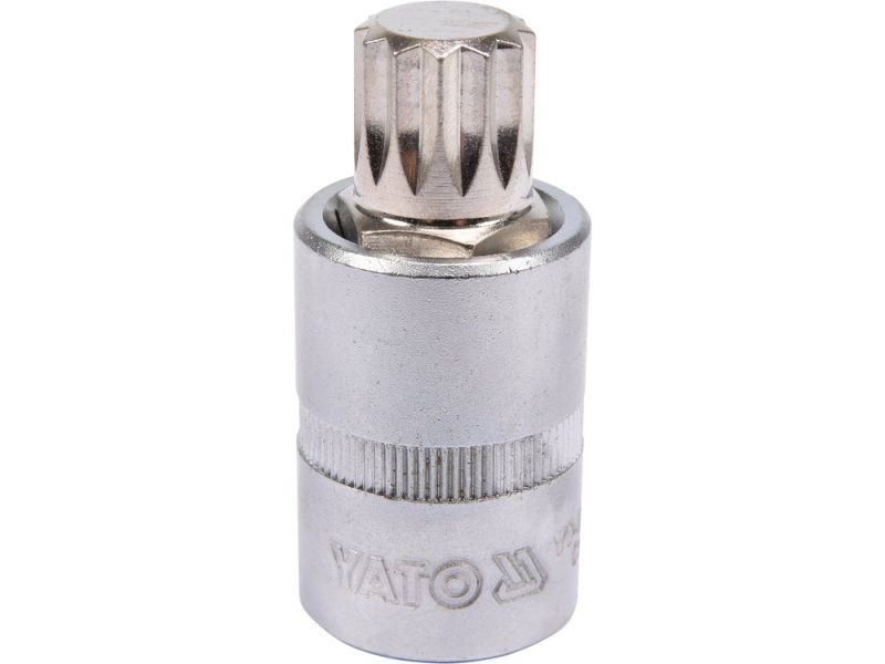 Головка торцева з викрутковою насадкою SPLINE YATO YT-04346, 1/2", M16 x 55 мм