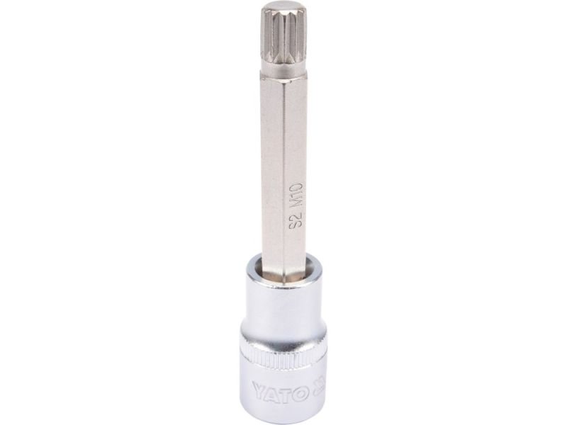 Головка торцева з викрутковою насадкою SPLINE YATO YT-04353, 1/2", M10 x 100 мм