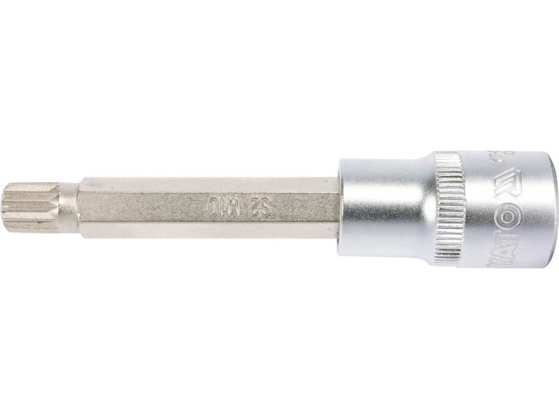 Головка торцева з викрутковою насадкою SPLINE YATO YT-04353, 1/2", M10 x 100 мм
