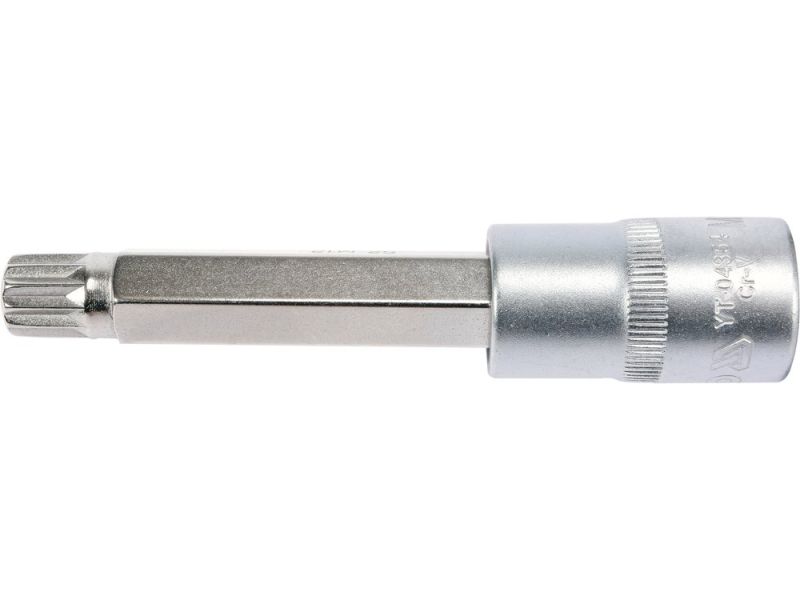Головка торцева з викрутковою насадкою SPLINE YATO YT-04354, 1/2", M12 x 100 мм