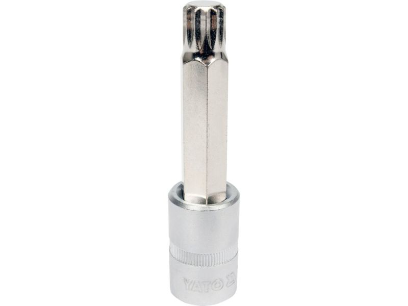 Головка торцевая с отверточной насадкой SPLINE YATO YT-04355, 1/2", M14 x 100 мм