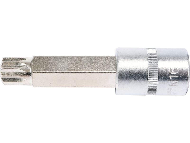 Головка торцева з викрутковою насадкою SPLINE YATO YT-04356, 1/2", M16 x 100 мм