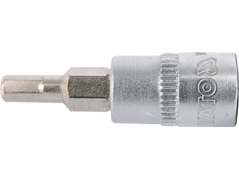 Головка торцева з викрутковою насадкою HEX YATO YT-04371, 1/4", H4 x 37 мм