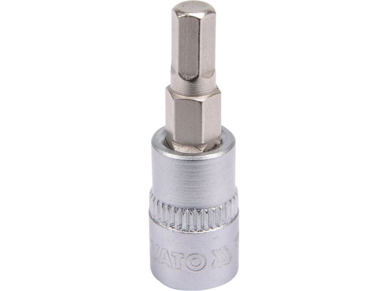 Головка торцева з викрутковою насадкою HEX YATO YT-04372, 1/4", H5 x 37 мм