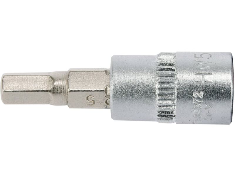 Головка торцева з викрутковою насадкою HEX YATO YT-04372, 1/4", H5 x 37 мм