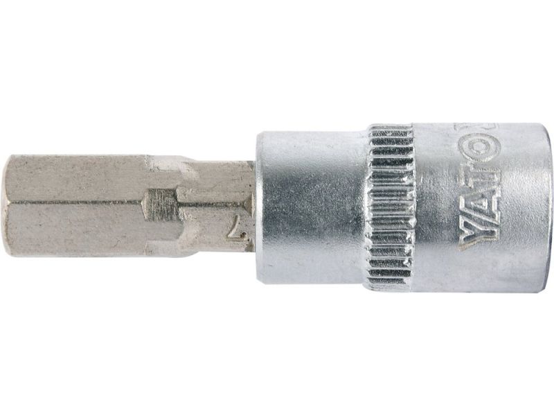 Головка торцева з викрутковою насадкою HEX YATO YT-04374, 1/4", H7 x 37 мм