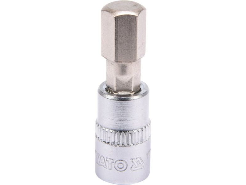 Головка торцева з викрутковою насадкою HEX YATO YT-04375, 1/4", H8 x 37 мм