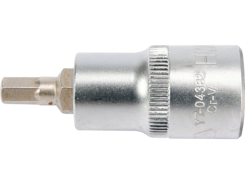 Головка торцевая с отверточной насадкой HEX YATO YT-04382, 1/2", H6 x 55 мм