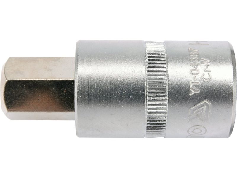 Головка торцева з викрутковою насадкою HEX YATO YT-04387, 1/2", H14 x 55 мм