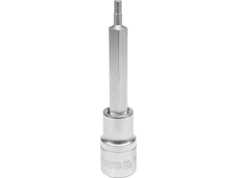 Головка торцевая с отверточной насадкой HEX YATO YT-04390, 1/2", H4 x 100 мм