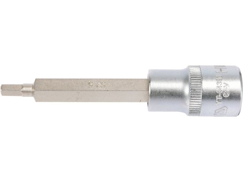 Головка торцева з викрутковою насадкою HEX YATO YT-04391, 1/2", H5 x 100 мм