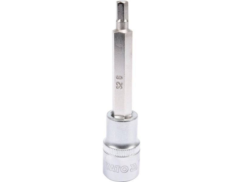 Головка торцева з викрутковою насадкою HEX YATO YT-04392, 1/2", H6 x 100 мм
