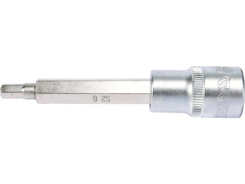 Головка торцева з викрутковою насадкою HEX YATO YT-04392, 1/2", H6 x 100 мм