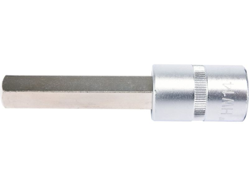 Головка торцевая с отверточной насадкой HEX YATO YT-04397, 1/2", H14 x 100 мм