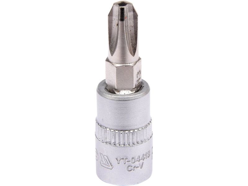 Головка торцева з викрутковою насадкою PH3 YATO YT-04413, 1/4", 37 мм