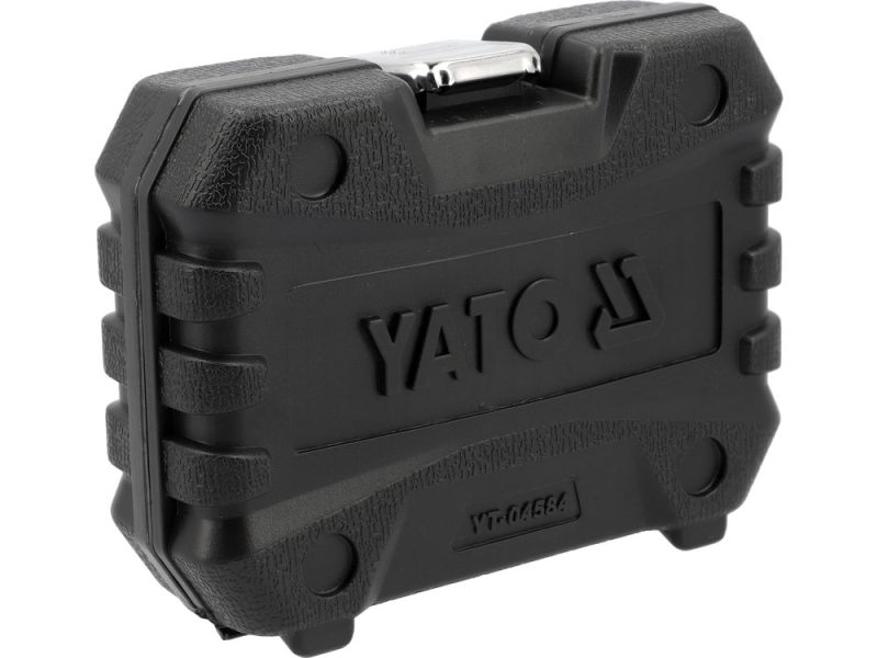 Набір біт екстракторів для викручування Hex і Torx YATO з шпинделем 1/4" і 3/8", 19 елем. (YT-04584)