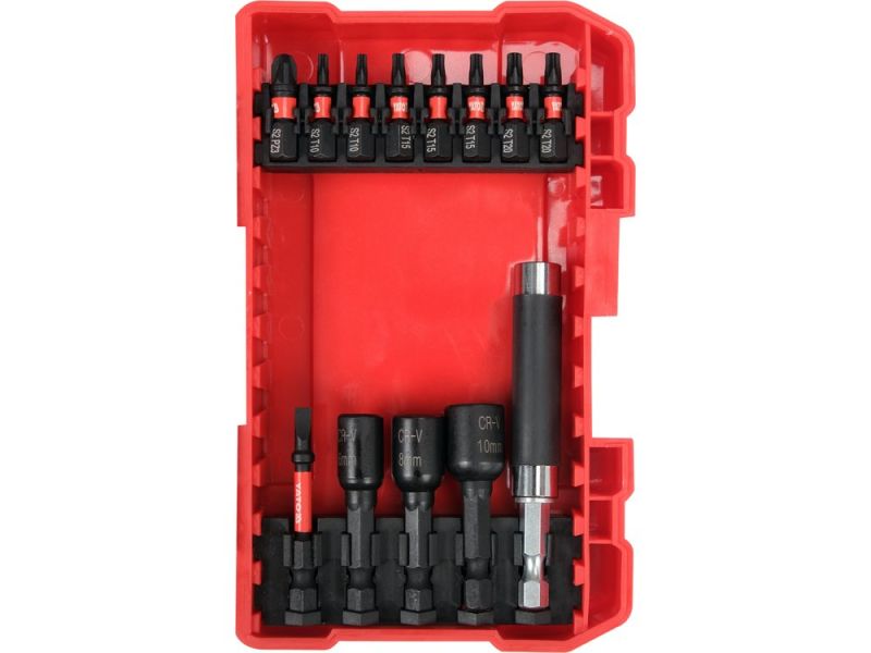 Набір ударних біт YATO YT-04616, 37 шт, SL/PH/PZ/T, 1/4" HEX, S2