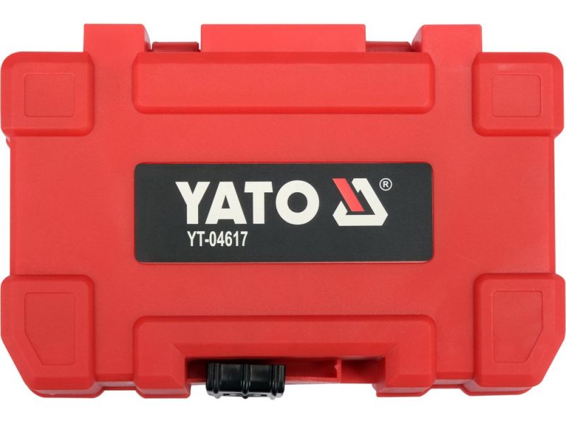 Набор ударных бит YATO YT-04617, 54 шт, SL/PH/PZ/T, 1/4" HEX, S2