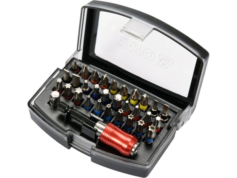 Набор бит YATO YT-04622, 6 профилей, 1/4", S2, 32 шт