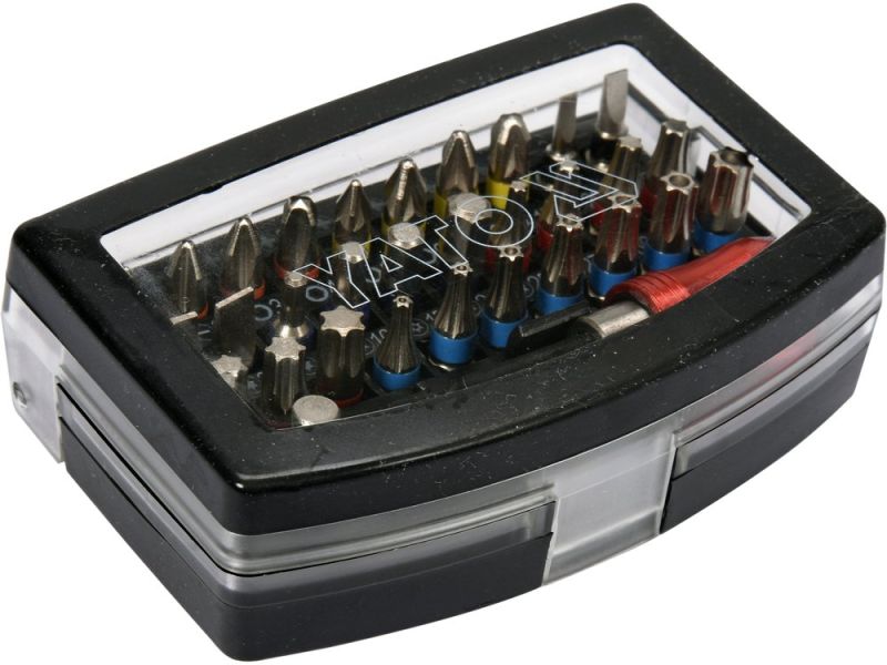 Набор бит YATO YT-04622, 6 профилей, 1/4", S2, 32 шт