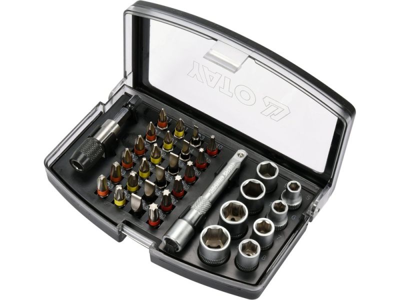 Набір біт YATO YT-04623, SL/PH/PZ/Torx, 1/4", 34 шт
