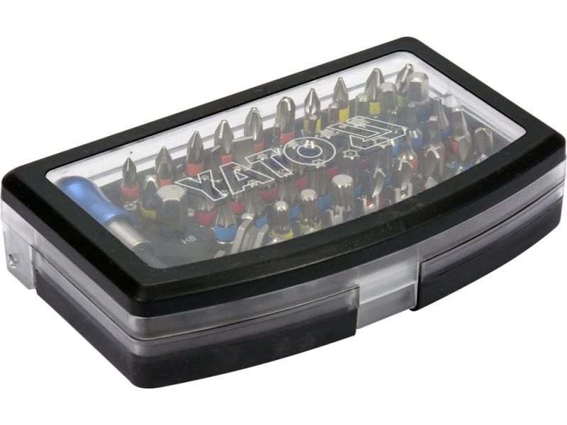 Набір біт YATO YT-04624, 12 профілів, 1/4", S2/CrV, 59 шт