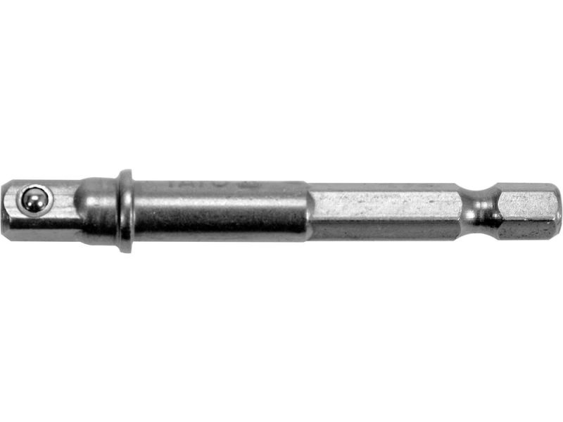 Адаптер для головок 1/4" HEX 1/4" YATO YT-04625, 65 мм