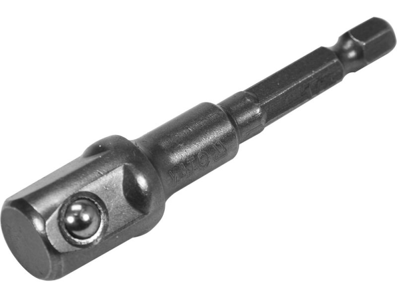 Адаптер для головок 1/2" HEX 1/4" YATO YT-04627, 70 мм