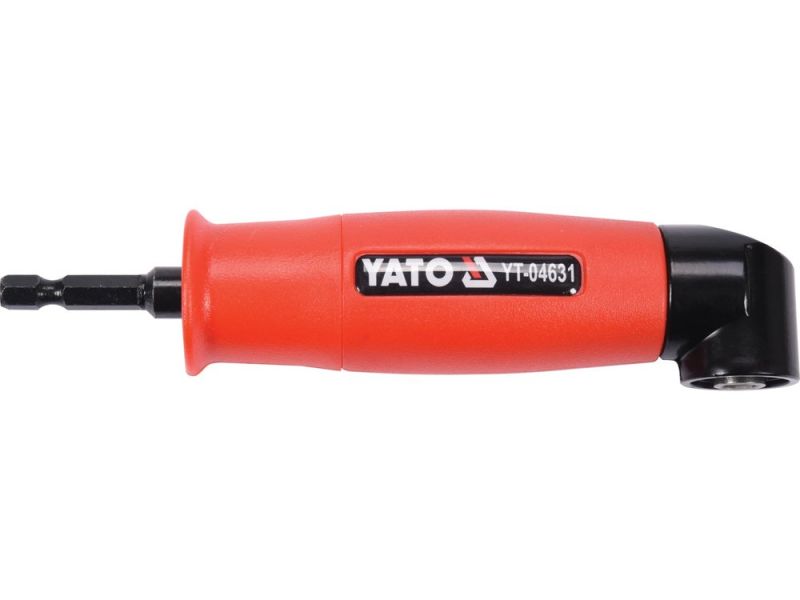 Кутовий адаптер для шуруповерта YATO YT-04631, 155 мм, 1/4" HEX, реверс