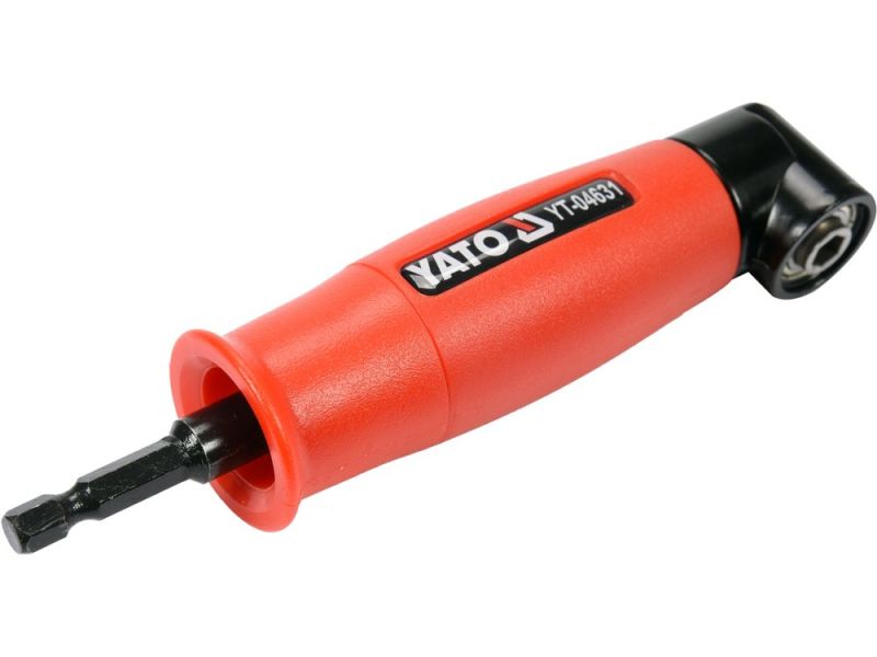 Кутовий адаптер для шуруповерта YATO YT-04631, 155 мм, 1/4" HEX, реверс