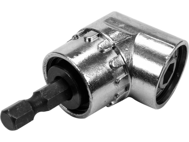 Кутовий адаптер для шуруповерта YATO YT-04632, 37 мм, 1/4" HEX, реверс