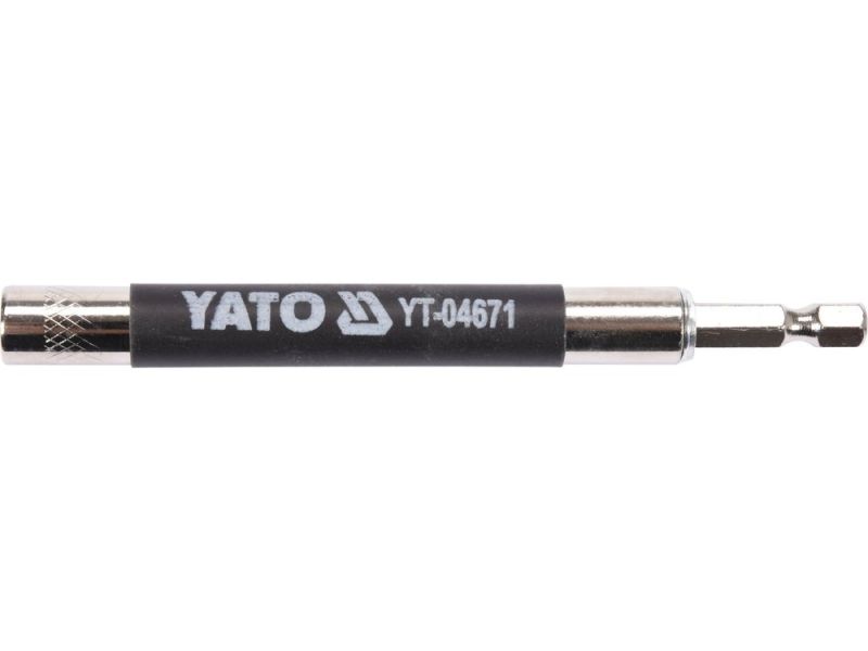 Тримач біт 1/4" YATO YT-04671, 120 мм, напрямна втулка