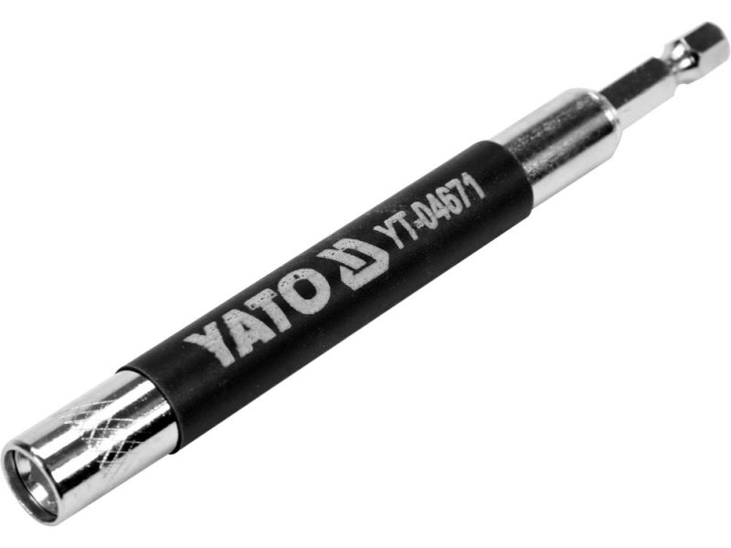 Тримач біт 1/4" YATO YT-04671, 120 мм, напрямна втулка