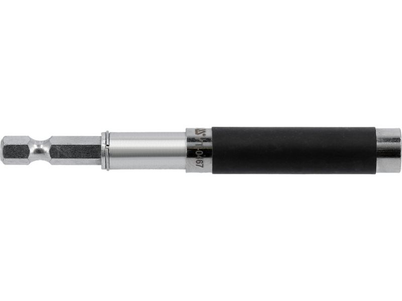 Держатель бит магнитный 1/4" YATO YT-0467, 80 мм, направляющая втулка
