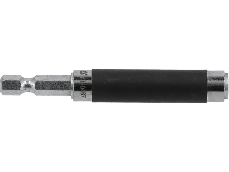 Держатель бит магнитный 1/4" YATO YT-0467, 80 мм, направляющая втулка