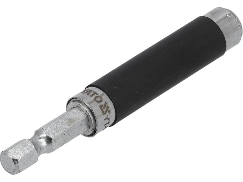 Держатель бит магнитный 1/4" YATO YT-0467, 80 мм, направляющая втулка