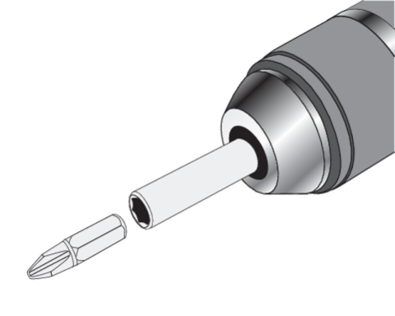Тримач біт 1/4" SDS-Plus YATO YT-04690, магнітний, 60 мм
