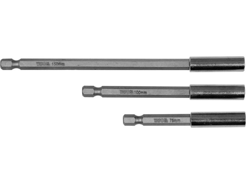 Набір тримачів біт YATO YT-04699, 75/100/150 мм, 1/4" HEX, 3 шт